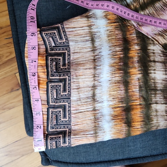 Prestige Original Greek Key100% Linen Shorts & Zip Front Short Sleeve Set Sz3XL - Picture 16 of 16